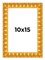 10x15 Bamboo Picture Frame with UV-Resistant Acrylic & Acid Free Backing, Available in 4 Finishes - Brown, Black, Gold, and Natural